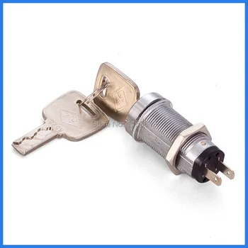 

10 pieces 32mm waterproof dustproof keyed differently flat key gaming machine switch lock