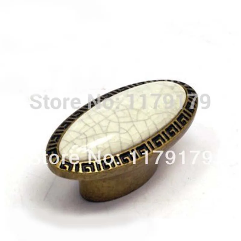 

kichen cabinet handles crack ceramic drawer knob bronze zinc alloy dresser cupboard watch tv table furniture handles pulls knobs