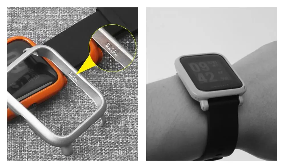 Sikai чехол для Xiaomi huami Amazfit часы аксессуары корпус для huami Amazfit Bip бит молодежи Защитный чехол(черный