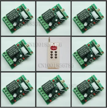 

HOT!DC24V 8CH RF wireless remote control switch system Receiver&Transmitter Momentary Toggle Latched Adjust Learning 3 Indicator