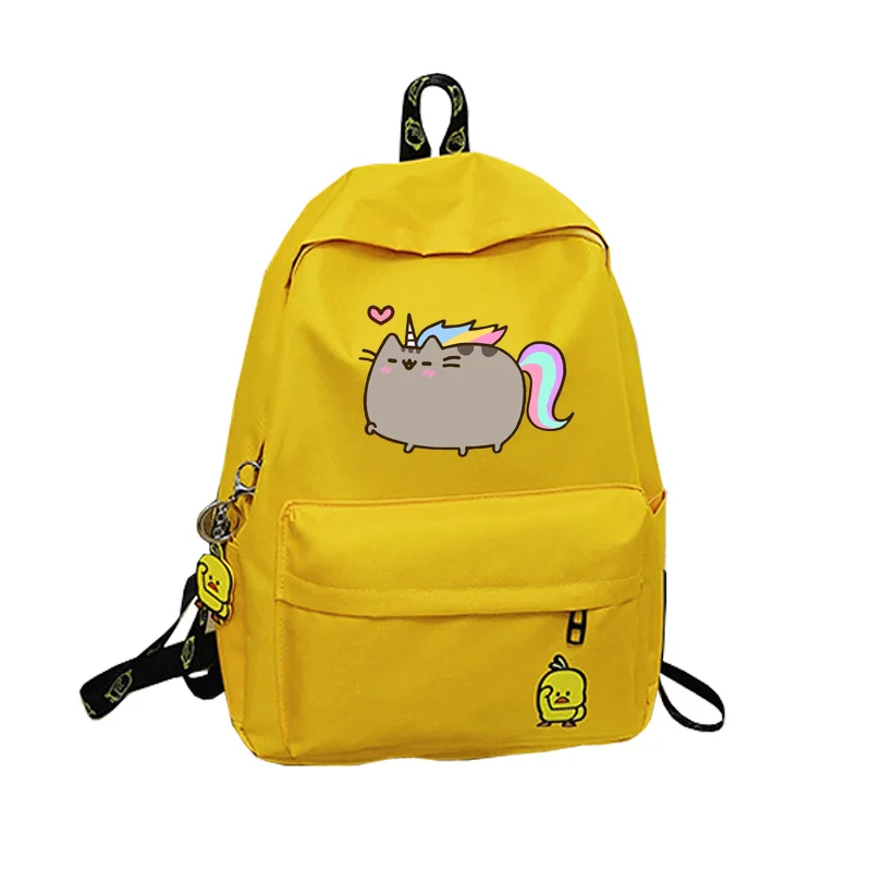 

Fat Cat Nylon Bag Rucksack Backpack for Teenagers Girls Backpacks Cute Kitty School Bags Cartoon Animals Girl Shoulder Bag