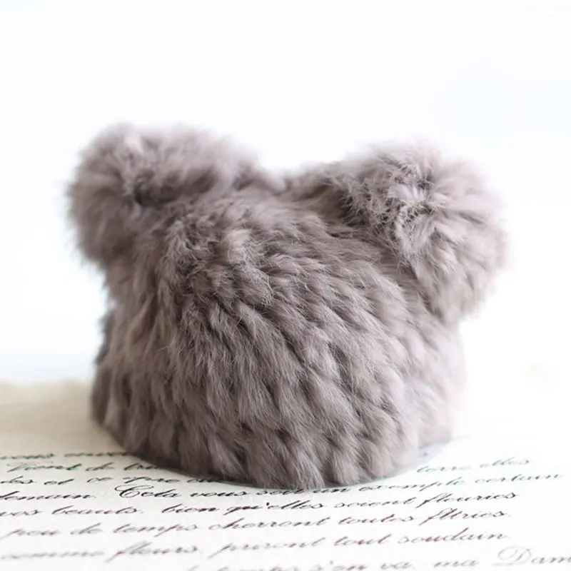 

JKP 2018 warm thickened children's hat rabbit wool knit hat fur baby wool fashion boy and girl hat fashion caps FPC-259