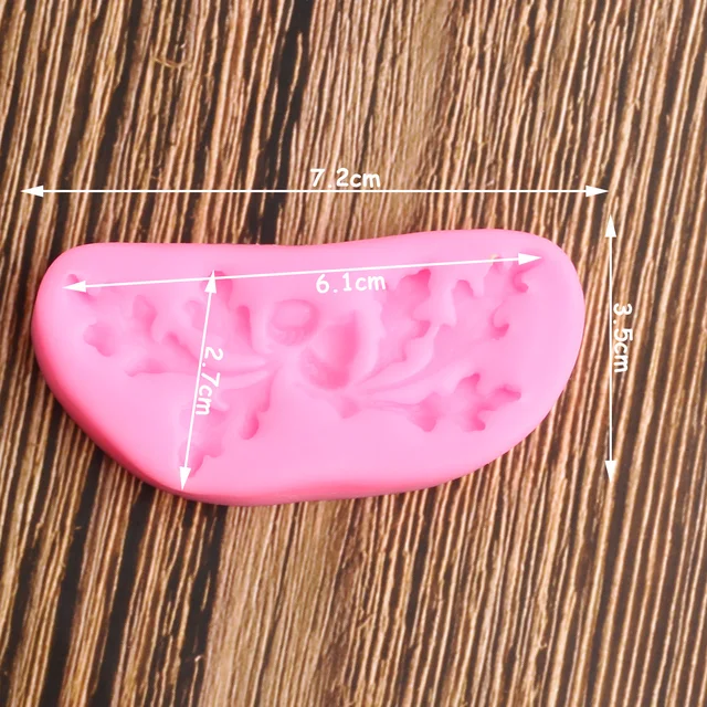3D Tölgyfa Levelek Szilikon Penész Makk Fondant Polimer Agyag Formák Torta Díszítő Szerszámok Cukorkás Csokoládé Gumpaste - Image 2