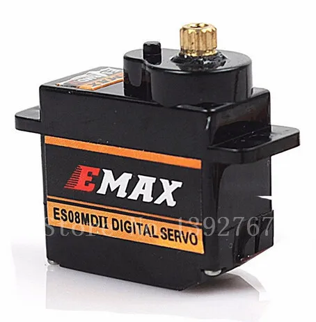 RC Digital EMAX Servo ES08MD11 08MD11 With Metal Gear 12g Torque 2.4kg Mini JR plug For  RC Helicopter RC Plane RC Airplane