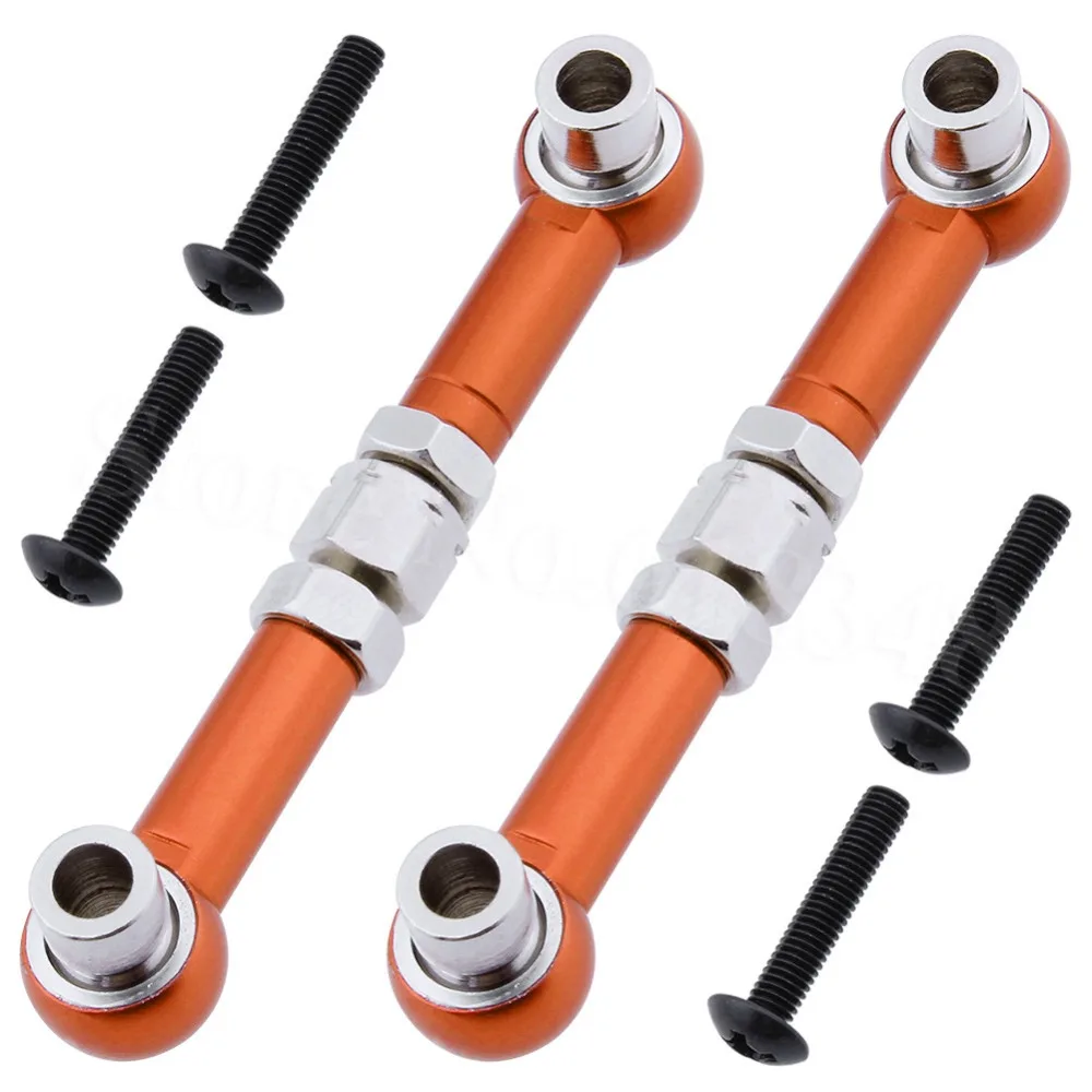 Buy 2pcs Aluminum Steering Turnbuckle Link Rod ends