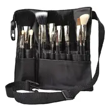 UK Professionellen Kosmetik Make-Up Pinsel Schürze Tasche Künstler Gurtband Halter Schwarz
