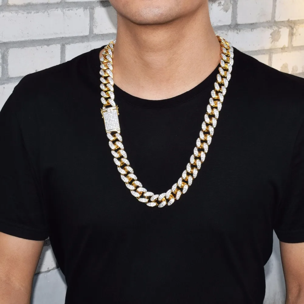 Necklace Choker Bling Hip Hop Jewelry 