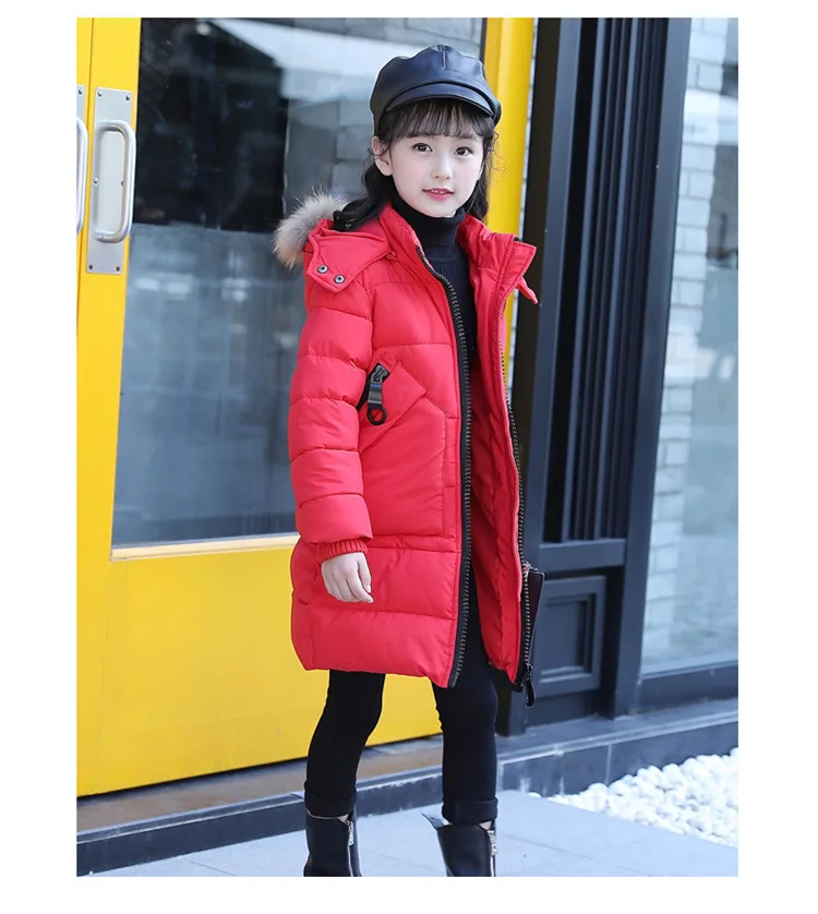 new 2017 winter girls padded coats long clothes children solid hooded jackets for girl warm tops kids parka clothing 4 5 6 7 8 9 10 11 12 13 14 15 years little big teenage girl coat winter long  girls winter coats 2017 (21)