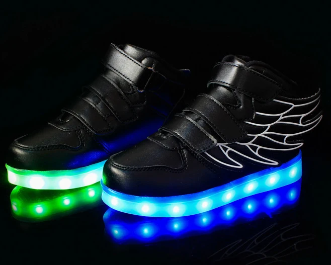 YPYUNA/детская обувь; Светящиеся кроссовки; светодиодные тапочки; корзина; светодиодные Детские светящиеся кроссовки; Светящиеся кроссовки для маленьких мальчиков и девочек