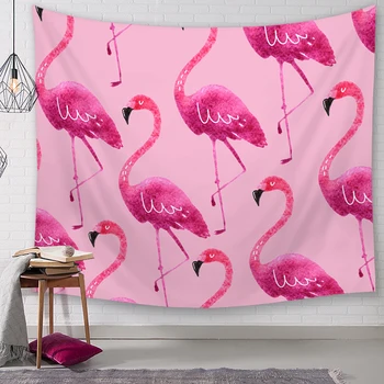 

Flamingo Hanging Wall Tapestries Mandala Bohemian Tapestry Landscape Wallpaper Wall Art Shawl Throw