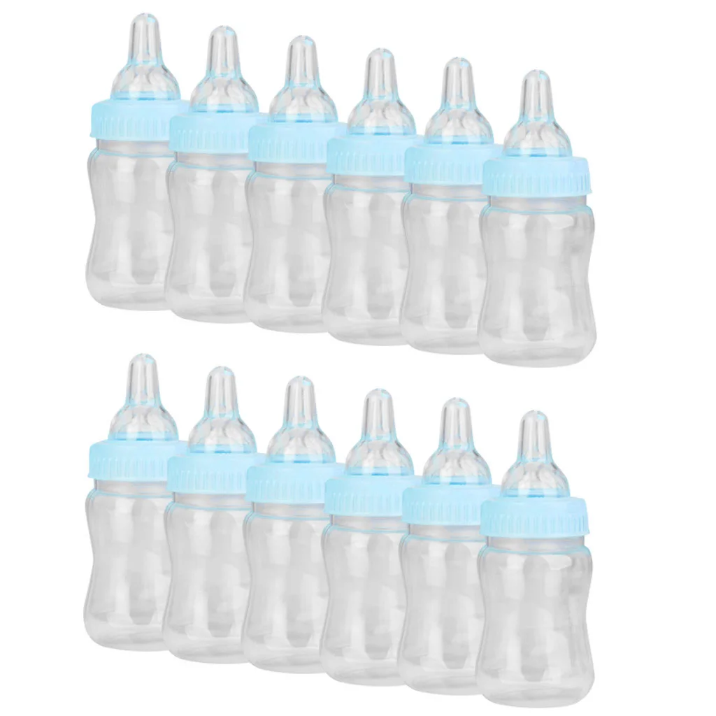 12pcs Baby Bottle Baby Baptism Favors Accessory Decoration For Home Party