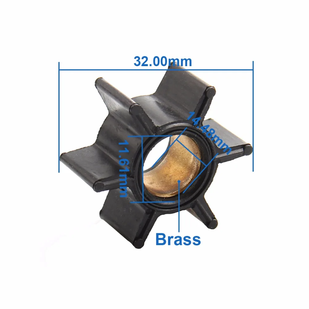 

CARBOLE Outboard Motor Quicksilver Water Pump Impeller 47-89981 47-65957 18-3039 for Mercury