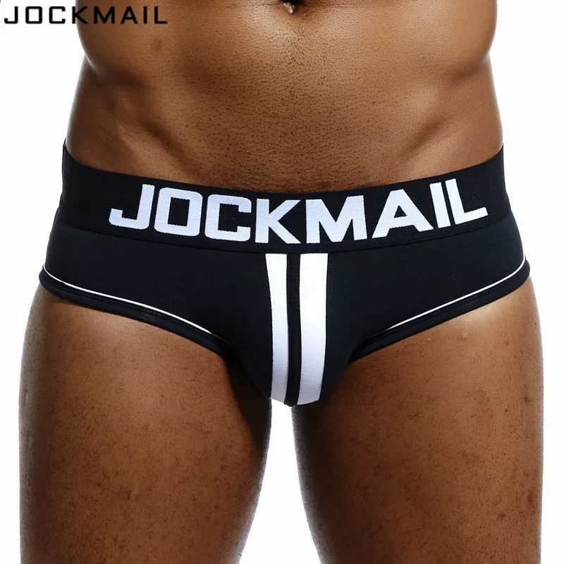 JOCKMAIL Брендовое сексуальное мужское нижнее белье трусы с открытой спиной