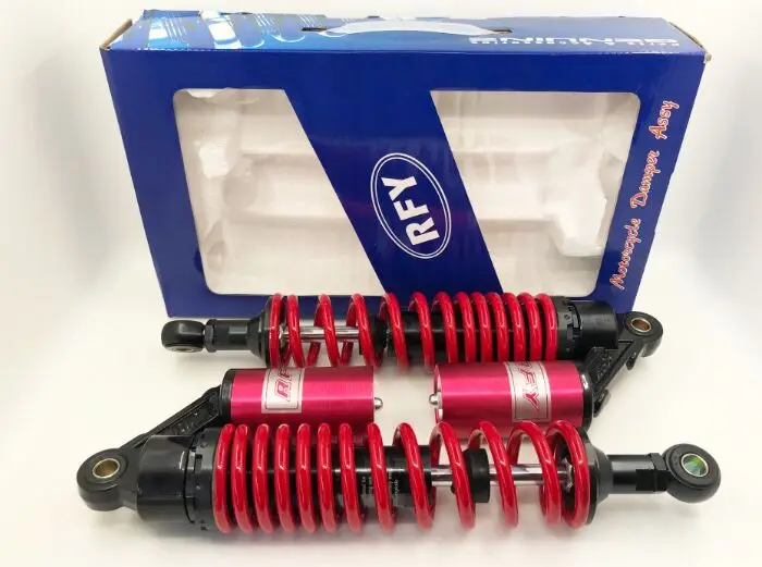 320mm 330mm 340mm Motorcycle  Shock Absorber Rear Suspension for HONDA SUZUKI cx500 xjr400 GSX750 CB400 TRX250R 450R 400ER red