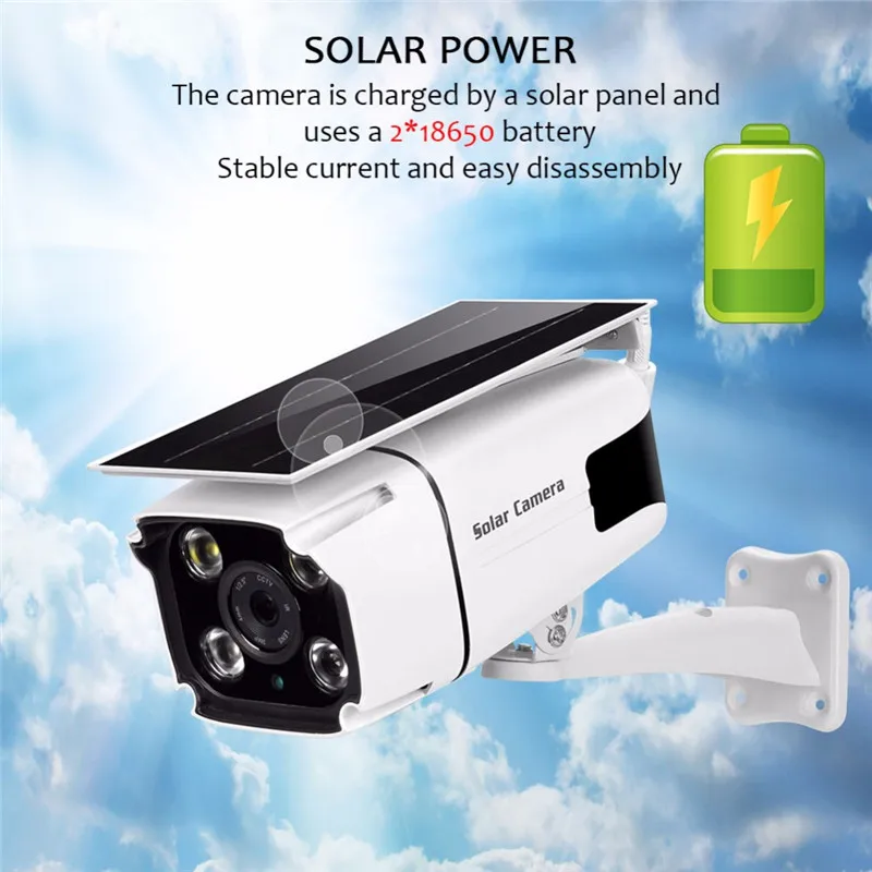 2MP 1080 P 4G sim-карта ip-камера на солнечной батарейке наружная водонепроницаемая