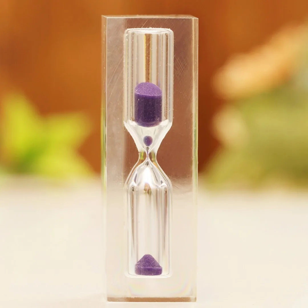 JX-LCLYL Sand Clock Sandglass Hourglass Timer Acrylic 3 Minutes for Tea Cafe Kitchen Cook