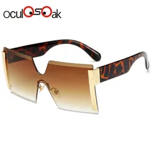 2019 Square Oversized Sunglasses Women Fashion Rimless Sun Glasses Lady Brand Designer Vintage Shades Gafas Oculos de sol UV400 2019 Square Oversized Sunglasses Women Fashion Rimless Sun Glasses Lady Brand Designer Vintage Shades Gafas Oculos de sol UV400