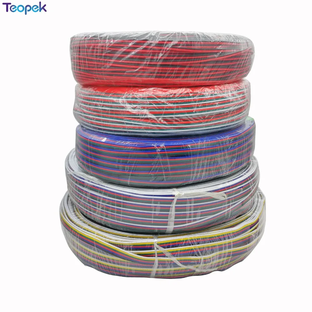 2pin 3pin 4pin 5pin 6pin провод кабель удлинитель 22AWG светодиодный разъем для WS2812 WS2811 RGB/RGBW/RGB