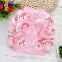 Новая детская куртка, кардиган для малышей, Детский свитер для девочек, куртка, детская одежда для мальчиков, свитер, футболка