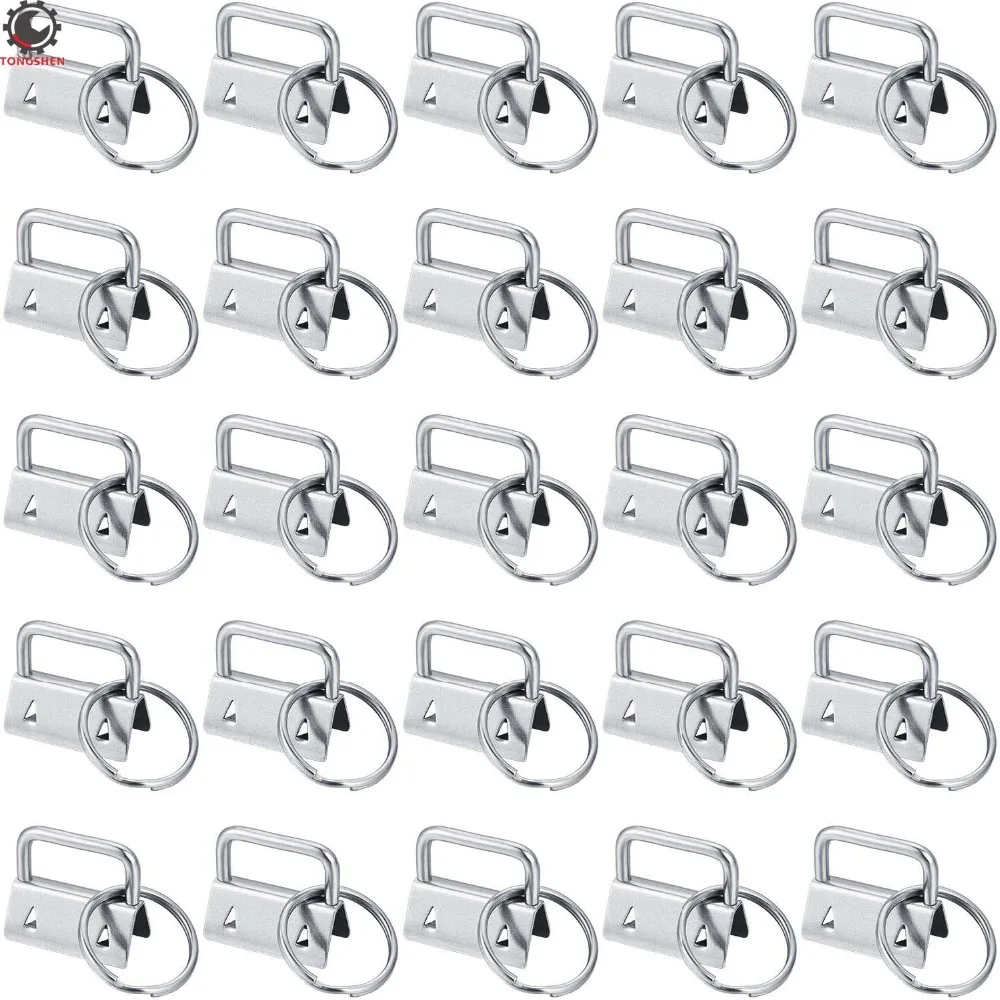 

3Pcs Key Fob Hardware Key Chain Fob Wristlet Hardware Sets with Key Ring for Lanyard keychain Split Ring For Wrist Wristlets