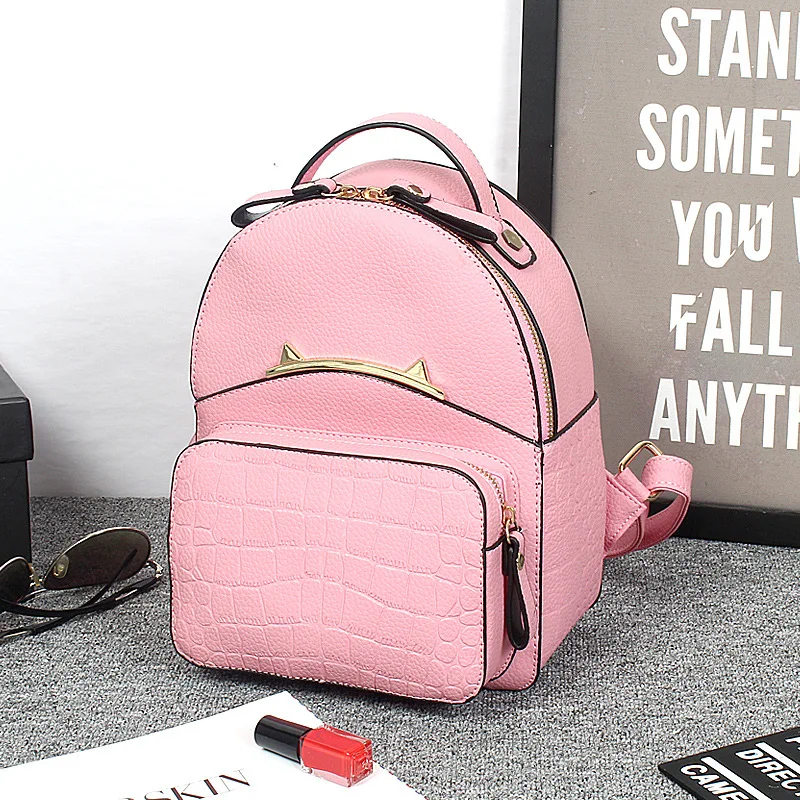 2016 New Backpack Women PU Leather Bag Women Bag Casual Backpack Mochila Feminina Schoolbags For Teenagers