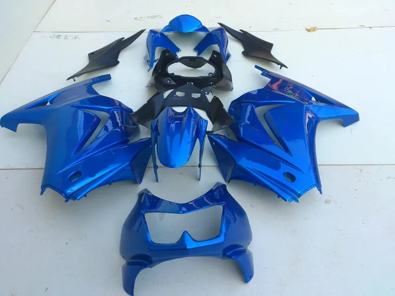Комплект обтекателей под давлением для KAWASAKI Ninja ZX250R 08 09 10 12 ZX 250R EX250 2008 2012 ABS синий