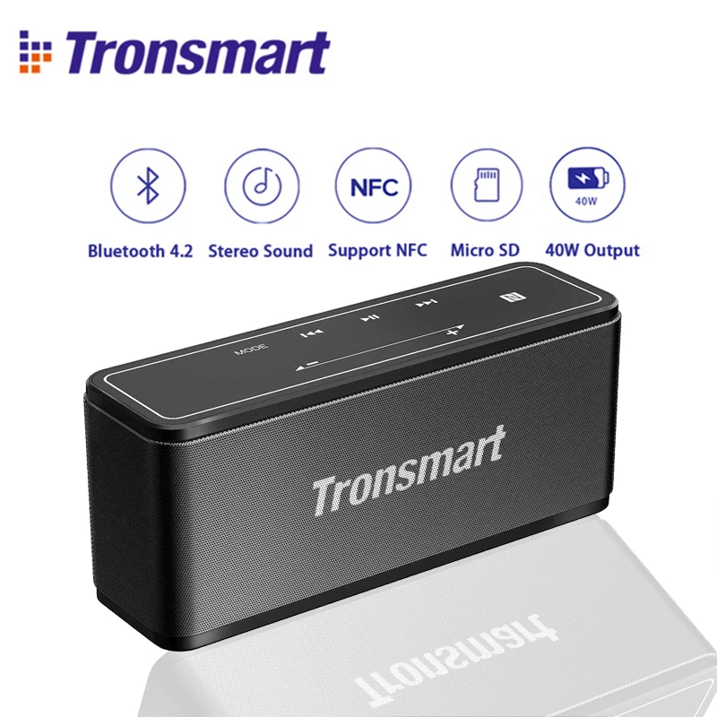 Оригинальный Tronsmart Element Mega Mini Bluetooth динамик 40 Вт DSP 3D цифровой звук Открытый