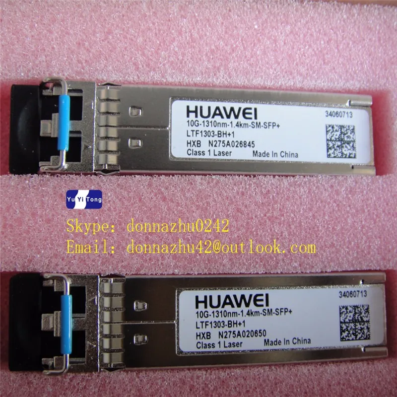 1 шт. оригинальный модуль Hua Wei 10G 10g-1310nm-1.4 km-sm-sfp + одномодовый трансивер SFP с портом