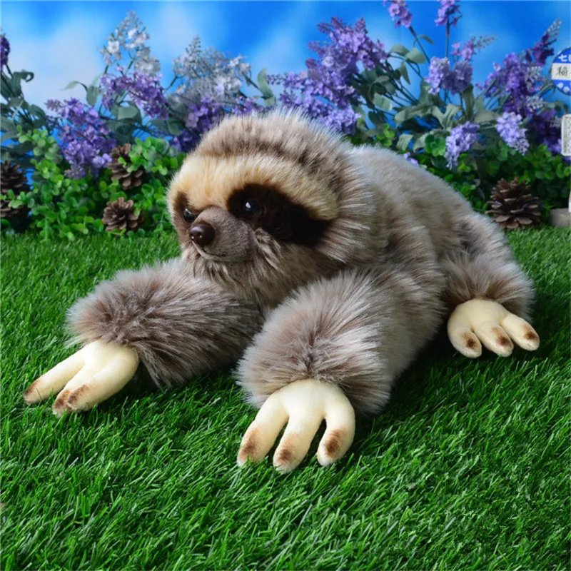 

2018 Cuddly Critters Three Toed Sloth Plush Toys Soft Doll 30cm