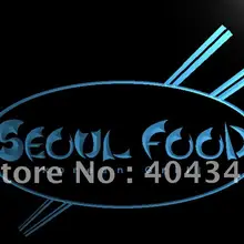 LB972-корейский Ресторан еды светодиодный неоновый знак света