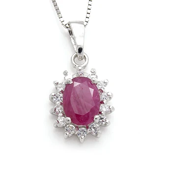 

Collares Qi Xuan_Red Stone Simple And Elegant Pendant Necklaces_Real Necklaces_Quality Guaranteed_Manufacturer Directly Sale