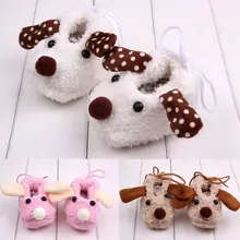 Sundae Angel baby girls shoes soft sole Cute Dog Patter Ear Design Cotton Animal infant girl first walkers toddler shoes 0-18M cute lovely baby shoes toddler first walkers cotton soft sole skid proof kids infant shoes