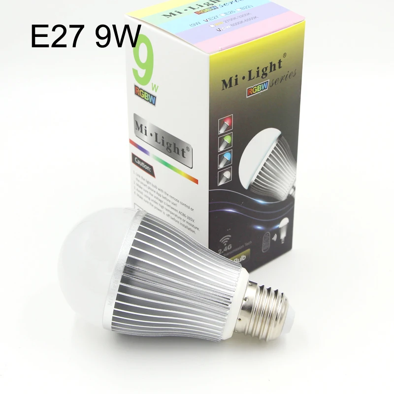 Milight 2 4G RF WiFi Dimmable E27 E14 GU10 MR16 лампа 9 Вт RGBW RGBWW RGB CCT светодиодные лампы прожекторы