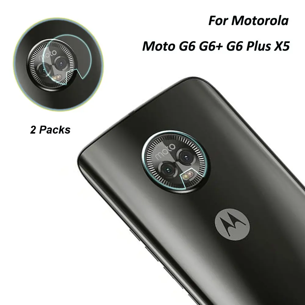 2X HD прозрачная защитная пленка для объектива камеры Motorola Moto Z3 Play Z2 E5 X4 X5 G5S + G6 Plus