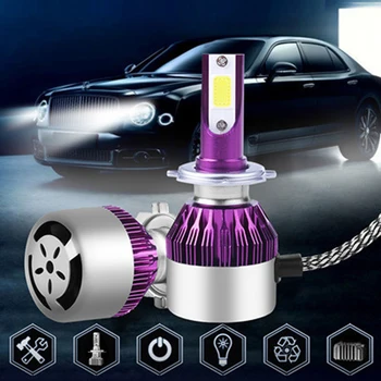 

Muxall H7 LED Car headlight LED H4 H1 LED H8 H9 H11 3800LM 36W 9005 HB3 9006 HB4 H3 880 H27 9004 COB Car Auto Lamps 12V 6000K