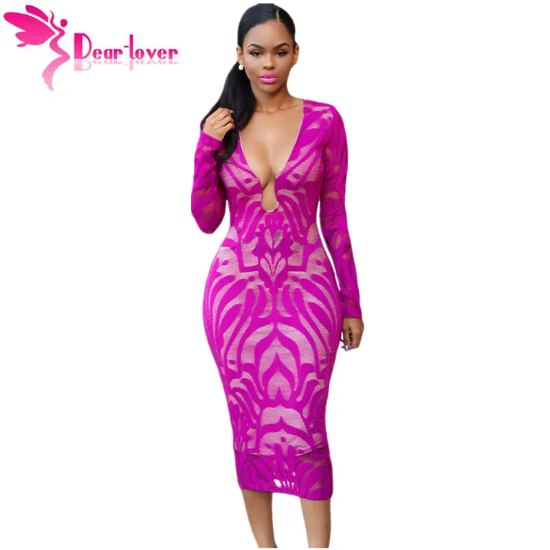 fuchsia lace dress