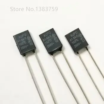 

20pcs AUPO Square Thermal Fuse A1-5A-F 250V 5A 102 degrees RH102