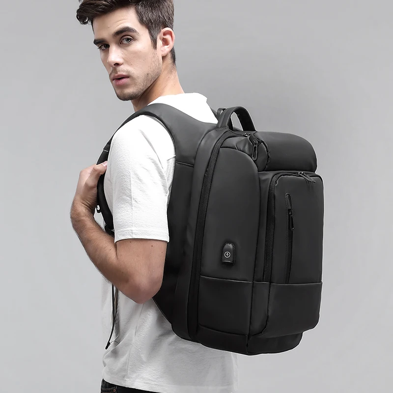 Большой Вместительный мужской рюкзак для путешествий с usb зарядным портом, многофункциональные сумки, мужской 17 дюймовый рюкзак для ноутбука, водоотталкивающий a1755