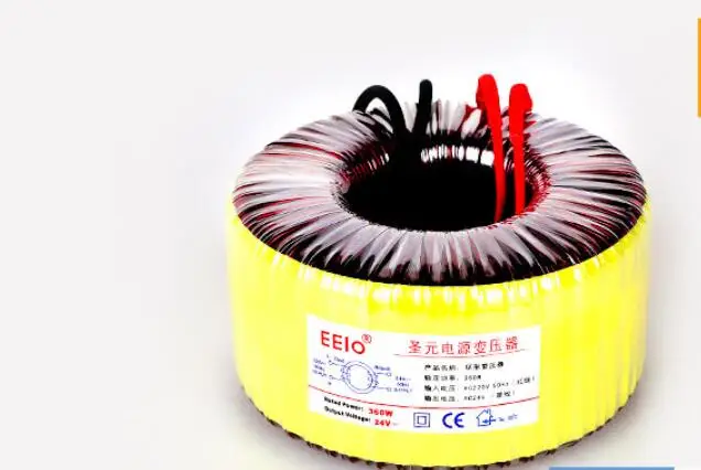 

12V/24V tranformer 360VA Toroidal transformer copper custom transformer 220V input 24V 15A Isolation transformer