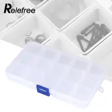 15 слотов шкатулка с изменяемыми отсеками рыболовная приманка крючок приманки снасти Чехол для хранения