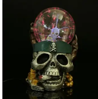

Creative fashion high quality resin handicraft skeleton crystal magic ball birthday crafts factory outle