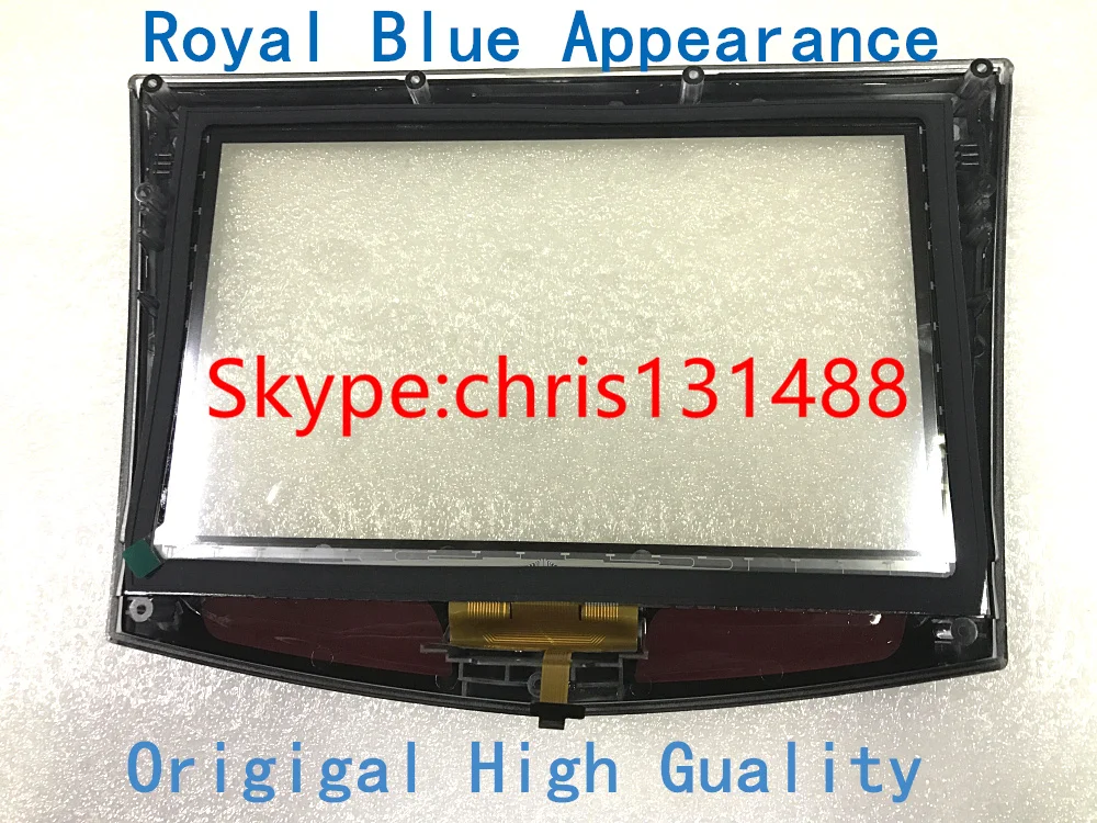 car lcd screen Royal blue appearance Original High quality CUE touch screen for Cadillac ATS CTS SRX XTS CUE car DVD Cadillac touch digitizer mirror reverse camera