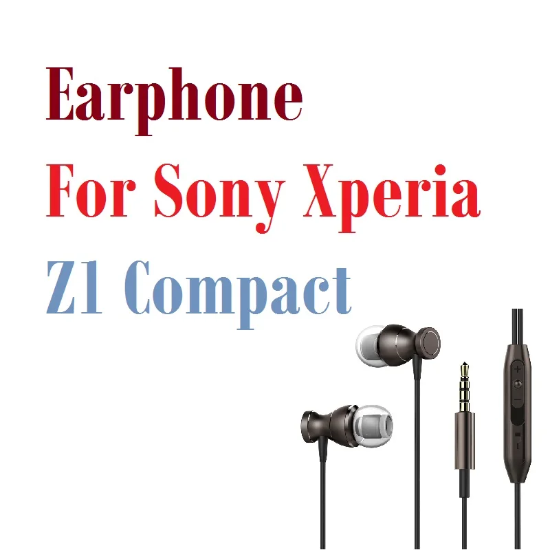 Модные лучшие басовые стерео наушники для Sony Xperia Z1 компактные с микрофоном