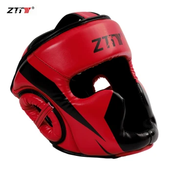 

ZTTY Kids/Adults Taekwondo Sparring Boxing Muay Thai Helmet Fight Martial Arts Training Headgear Protector 2019 New DEO