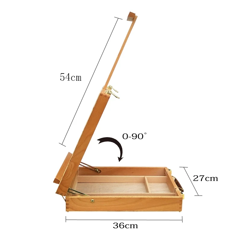 Стол деревянный мольберт для художника для рисования эскиз мольберт коробка для рисования масляная краска Чемодан Аксессуары для ноутбука товары для рукоделия для художника