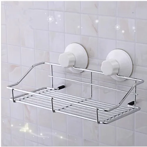Kitchen Rack holder Stainless steel Powerful vacuum suction rack can be washed repeatedly used