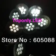 7 Вт Epistar Встраиваемые вниз свет, AC85-265v, жизнь> 000hrs, белый 700lm, гарантия 3 года, 10 шт./лот и розничная
