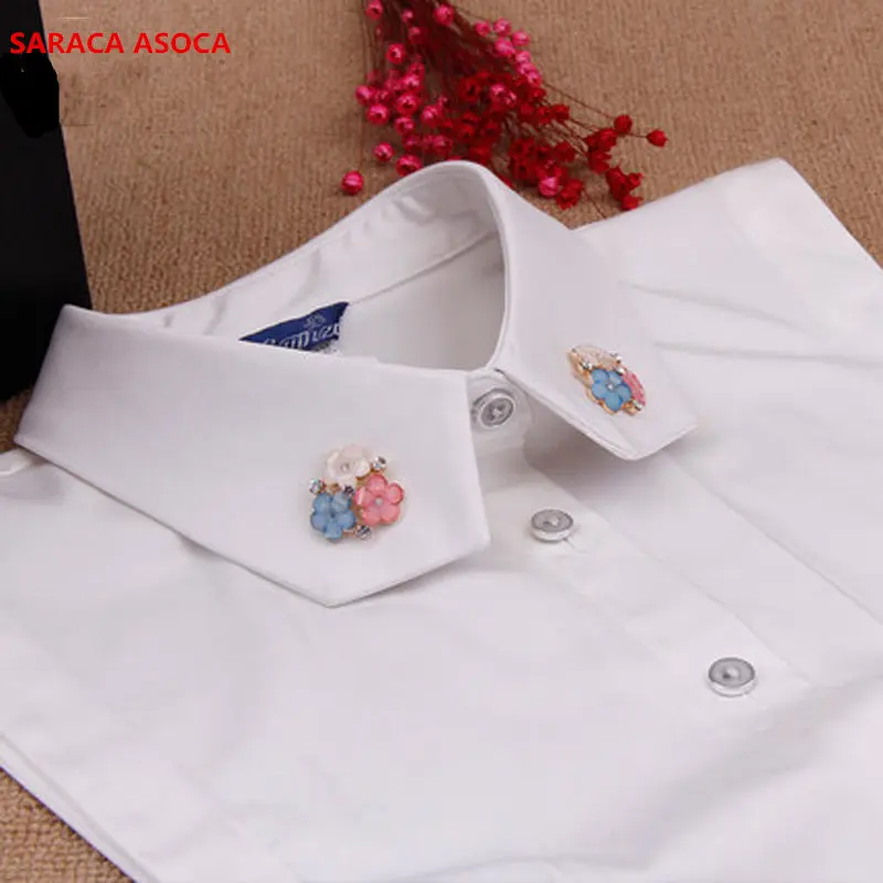 Wholesale Fashion Adjustable Band Detachable Collar Women Removd Diamond False Collars A61 8025