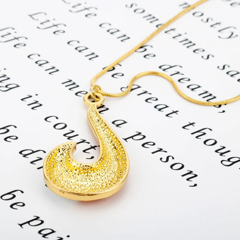 Новое Аниме волшебное ожерелье с божьей коровкой для мужчин Золотая лиса рыба крючок Форма Подвески Леди подвески для девушки шикарное ожерелье s Рождественский подарок