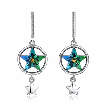 

Otogo Transing Jewelry for Women Earring Made with NEW Crystal Stars Angel Earrings Elegant Earring for Party Brincos